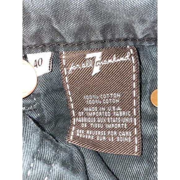 7 For All mankind Men's Jeans - Size 40 x 28 - Standard Style, Button Fly - Picture 6 of 9